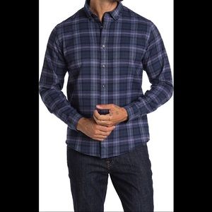 🔥🔥🔥NEW Slate & Stone Long Sleeve Woven Plaid Button Down Cotton Shirt
